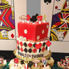 Topper de pastel de dibujos animados para decoración de feliz cumpleaños