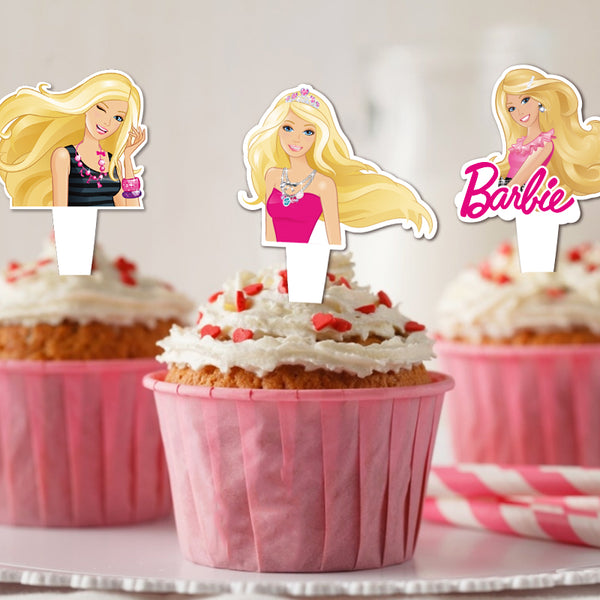 Party-Thema Cake Topper Dekorations-Set