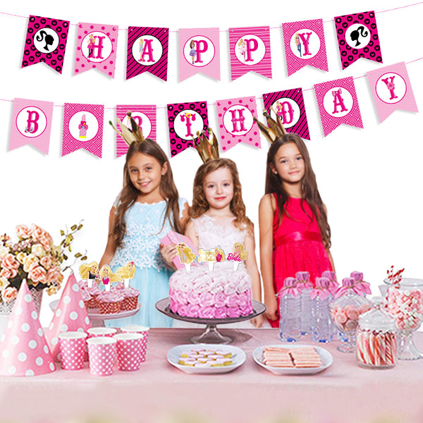 Happy Birthday Party Banner Bunting Flags
