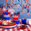 Independence Day Party Decoration Elements Spiral PVC Flag