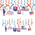 Independence Day Party Decoration Elements Spiral PVC Flag