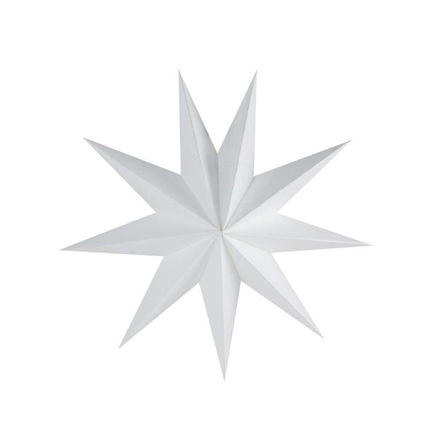30cm Christmas Nine: Pointed Paper Star - Sunbeauty