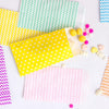 Bolsa de papel de sobre con patrón colorido (20 piezas)