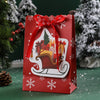 Wholesale Christmas Bag With Bow Snowflake Hand Held Gift Bag Cute Fashion Paper Bag