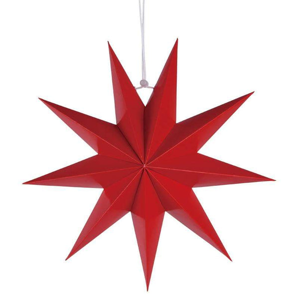 30cm Christmas Nine: Pointed Paper Star - Sunbeauty