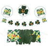 St.Patricks Lucky Clover Garland Party Decoration Banner