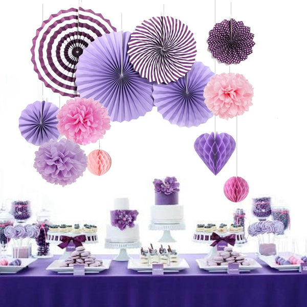 Pink Purple Valentine’s Day Decoration Set - Sunbeauty
