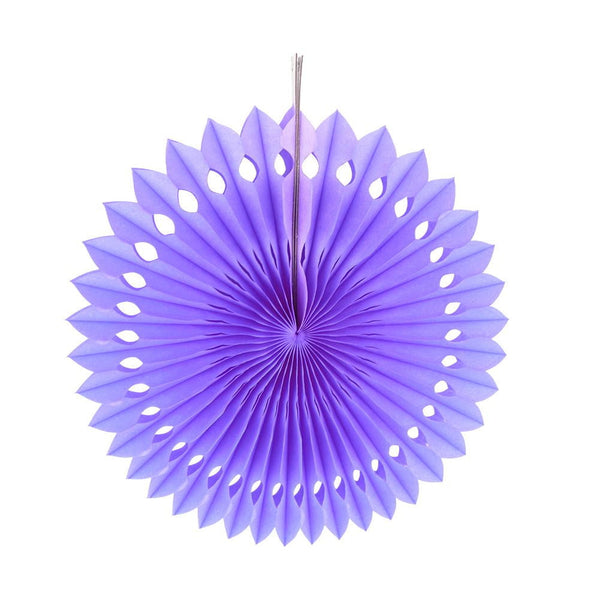 Light Purple Tissue Paper Fans/Pinwheel(Luo Fan) - cnsunbeauty