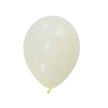 5Pcs Cream Latex Balloon Kit