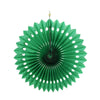 Dark Green Tissue Paper Fans/Pinwheel