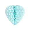 Light Blue Honeycomb Heart
