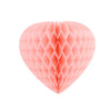 Pink Honeycomb Heart
