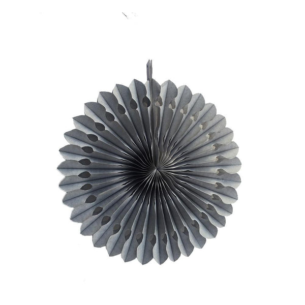 Gray Tissue Paper Fans/Pinwheel(Luo Fan) - cnsunbeauty