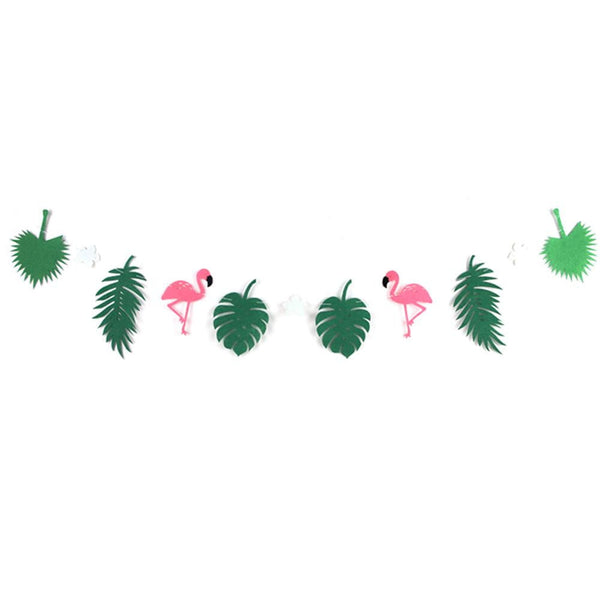 Tropical Pink Flamingo Hawaiian Luau First Birthday Party Decorations - Sunbeauty
