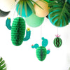 Summer Cactus and Watermelon Honeycomb Decoration(3Pcs)