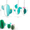 Summer Cactus and Watermelon Honeycomb Decoration(3Pcs) - Sunbeauty