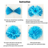 Royal Blue Tissue Paper Pompom - cnsunbeauty