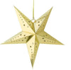 Estrellas de papel de pentagrama dorado de 40 cm